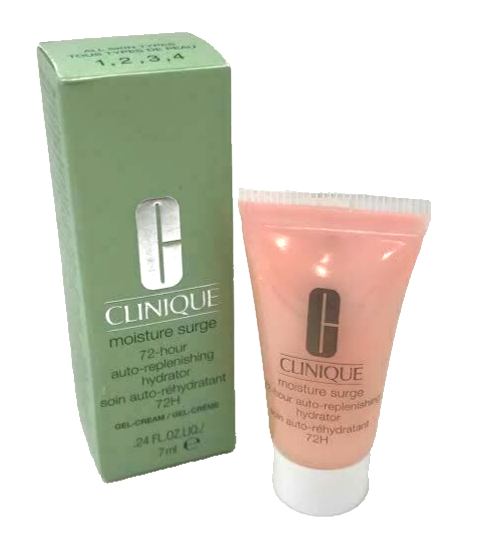 CLINIQUE Moisture Surge 72-Hour Auto-Replenishing Hydrator .24oz/7ml Mini NIB