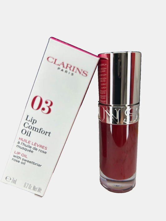 Clarins Lip Comfort Oil #03 CHERRY - 0.2oz/7mL - NIB