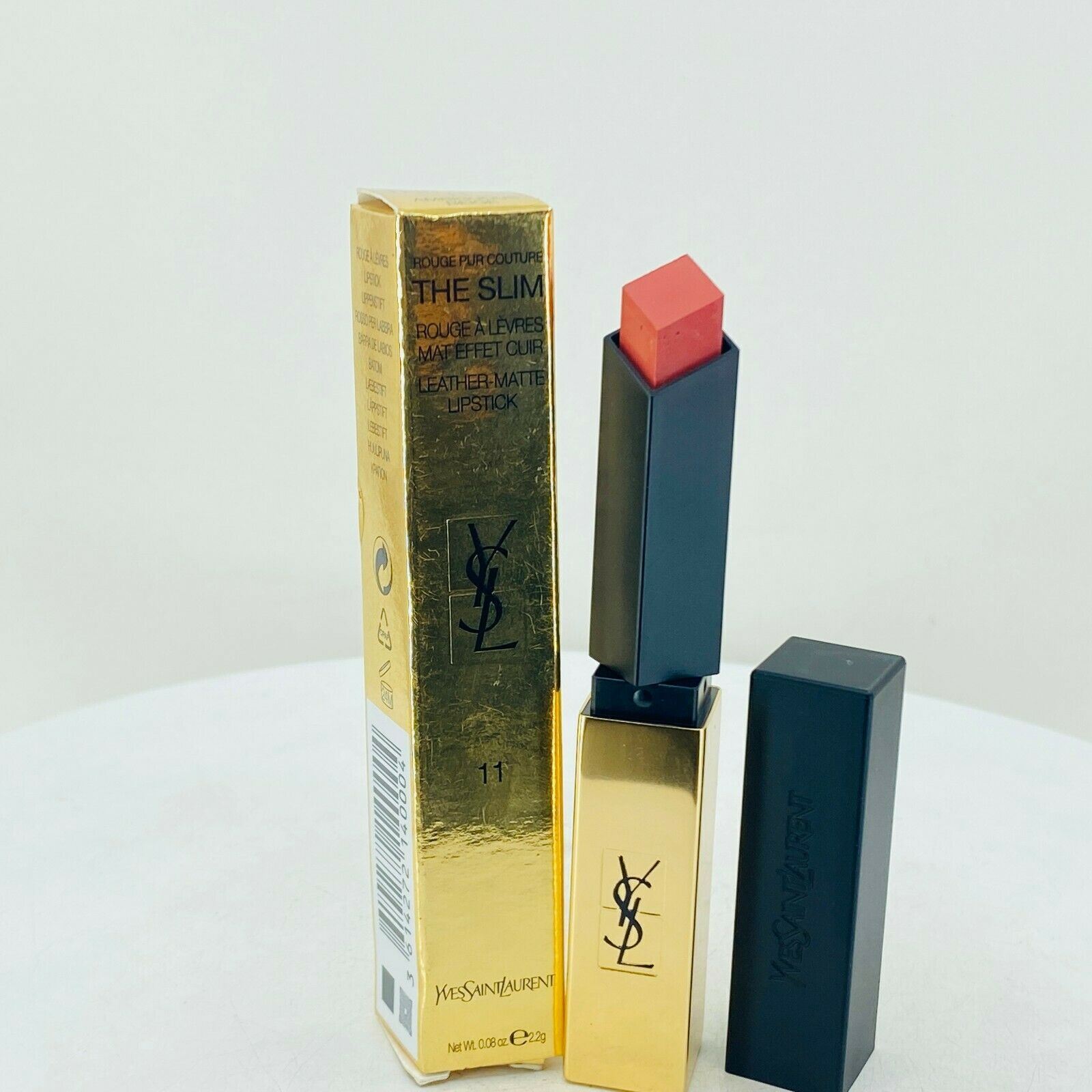 Yves Saint Laurent The Slim Matte Lipstick  - 0.08oz  #11 AMBIGUOUS BEIGE - NIB