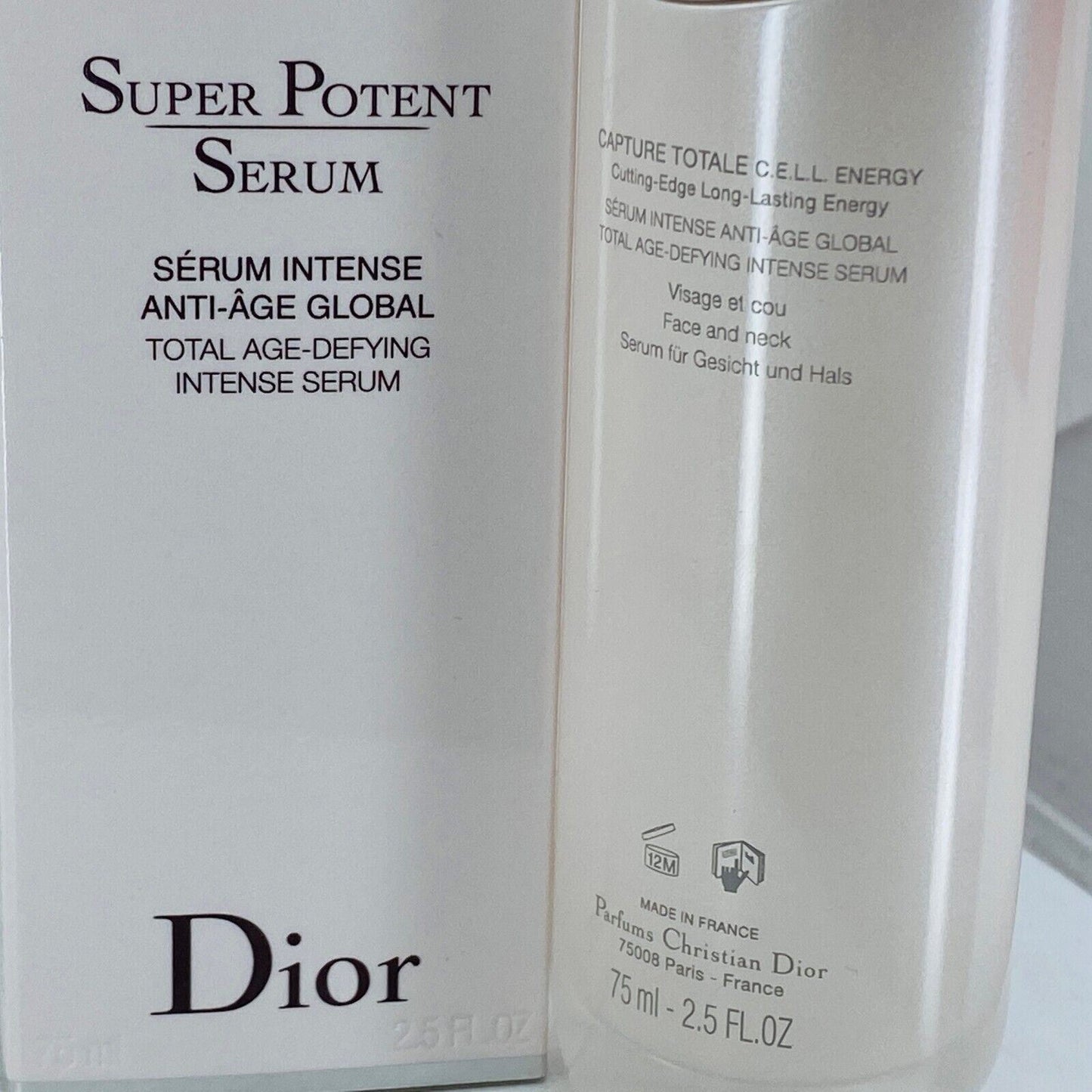 Dior Capture Totale Super Potent Serum Total Age Defying  Intense Serum - 2.5oz