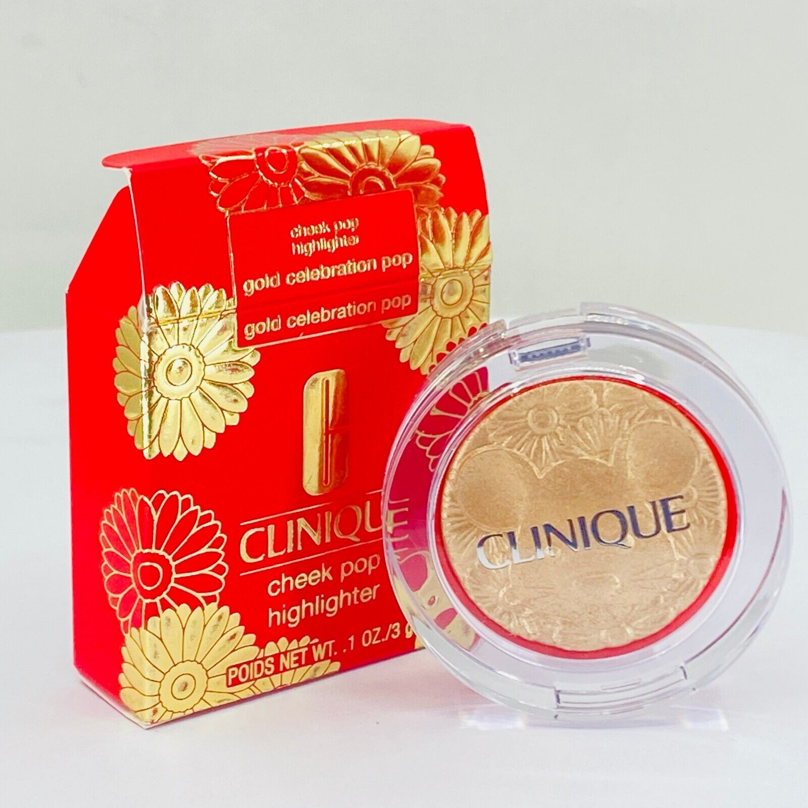 CLINIQUE  Cheek Pop CHINESE NEW YEAR RAT HIGHLIGHTER #Gold Celebration Pop - NIB