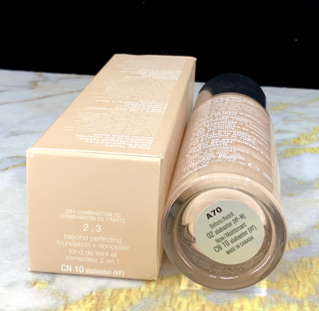 CLINIQUE BEYOND PERFECTING FOUNDATION + CONCEALER 2 EN1 CN10 ALABASTER(VF) 1 oz