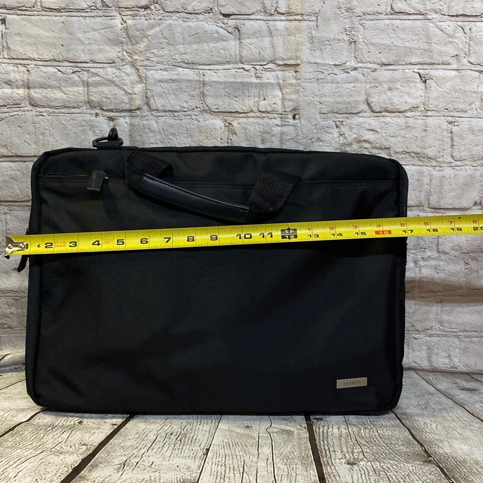 Aramis mens black laptop/work/office bag - NEW