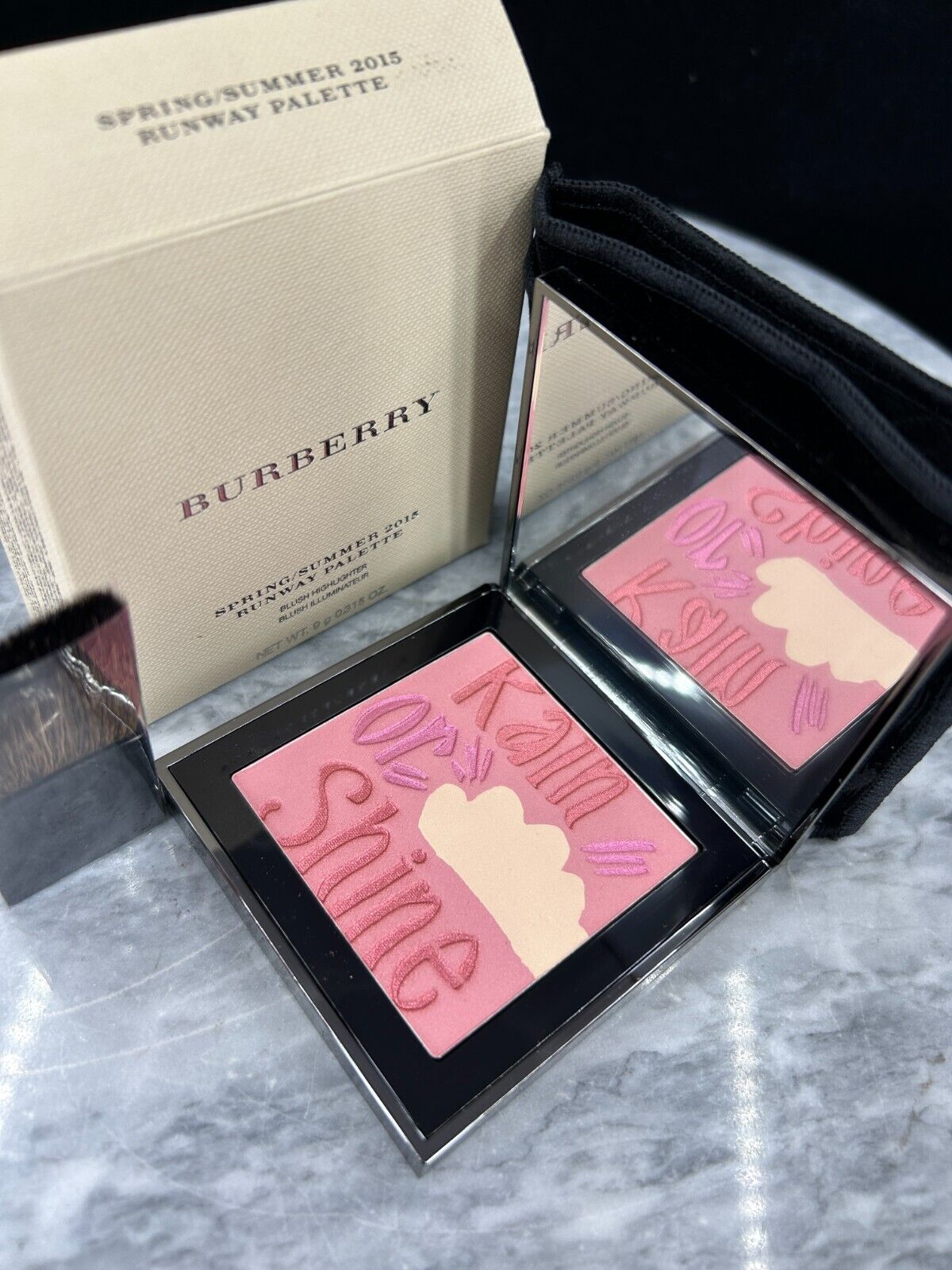 Burberry spring summer 2015 runway palette blush highlighter - 9g/0.315oz - NIB