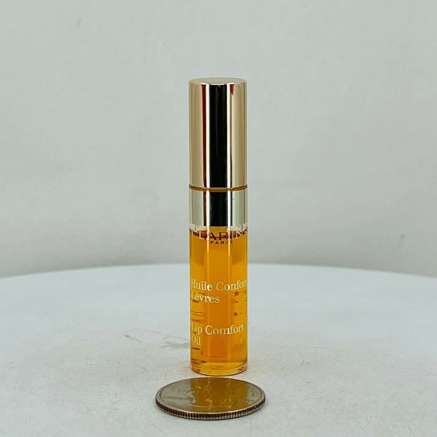 Clarins Instant Light Lip Comfort Oil - 0.09oz #01 HONEY  ~SMALL~ BOXLESS