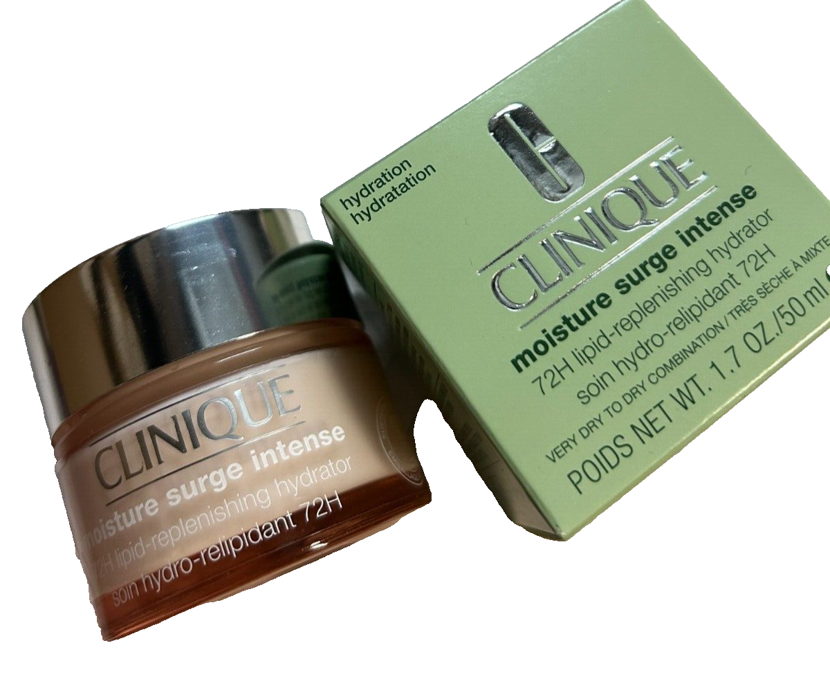 CLINIQUE Moisture Surge INTENSE Very Dry to Dry Combination - 1.7oz - NIB