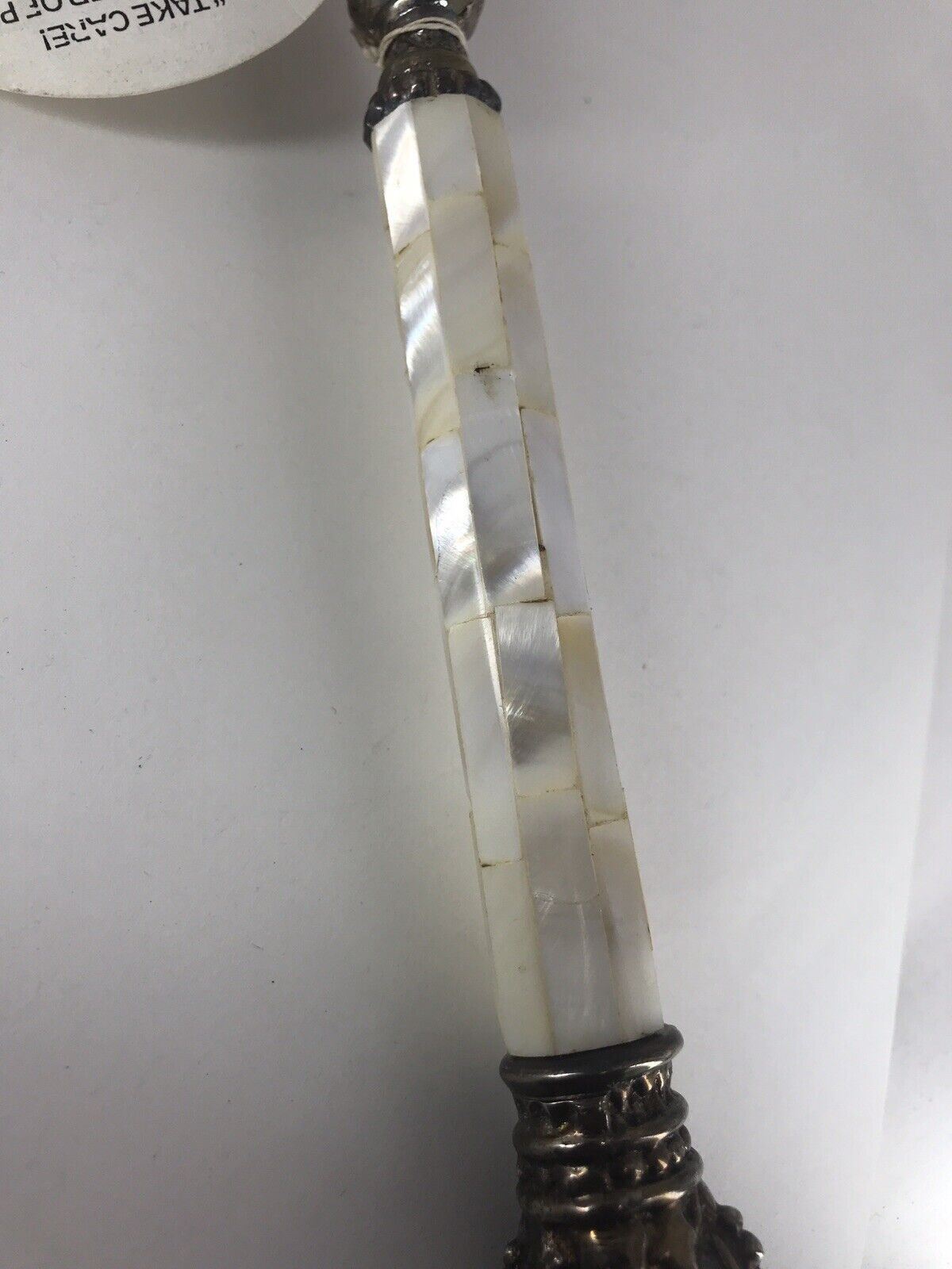  CAKE KNIFE Vintage Style with Mother of Pearl Handle - check description 