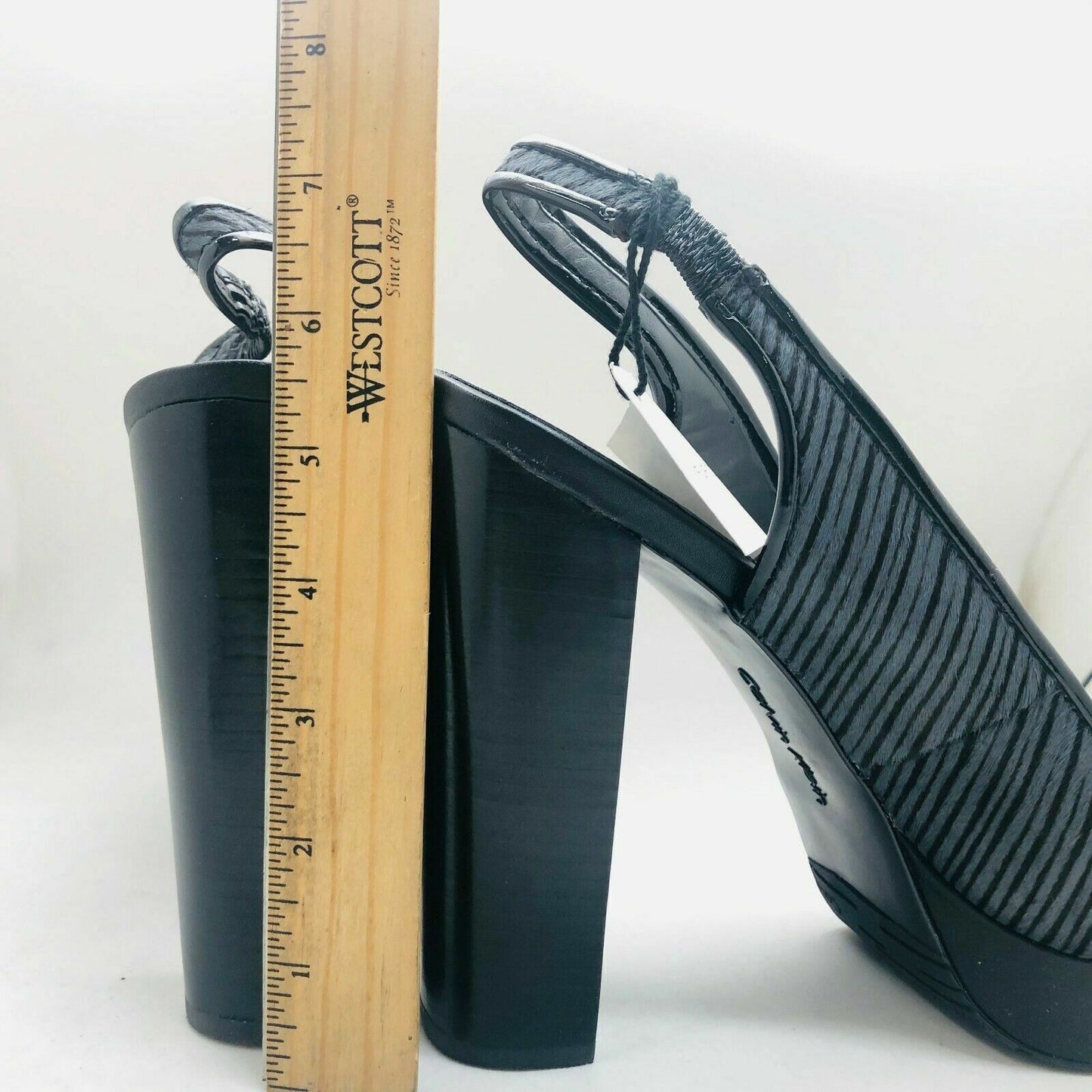 Calvin Klein Lisesett OP ZB Heels Shoe For Her ~ Style E5129 ~ Grey & Black ~NIB