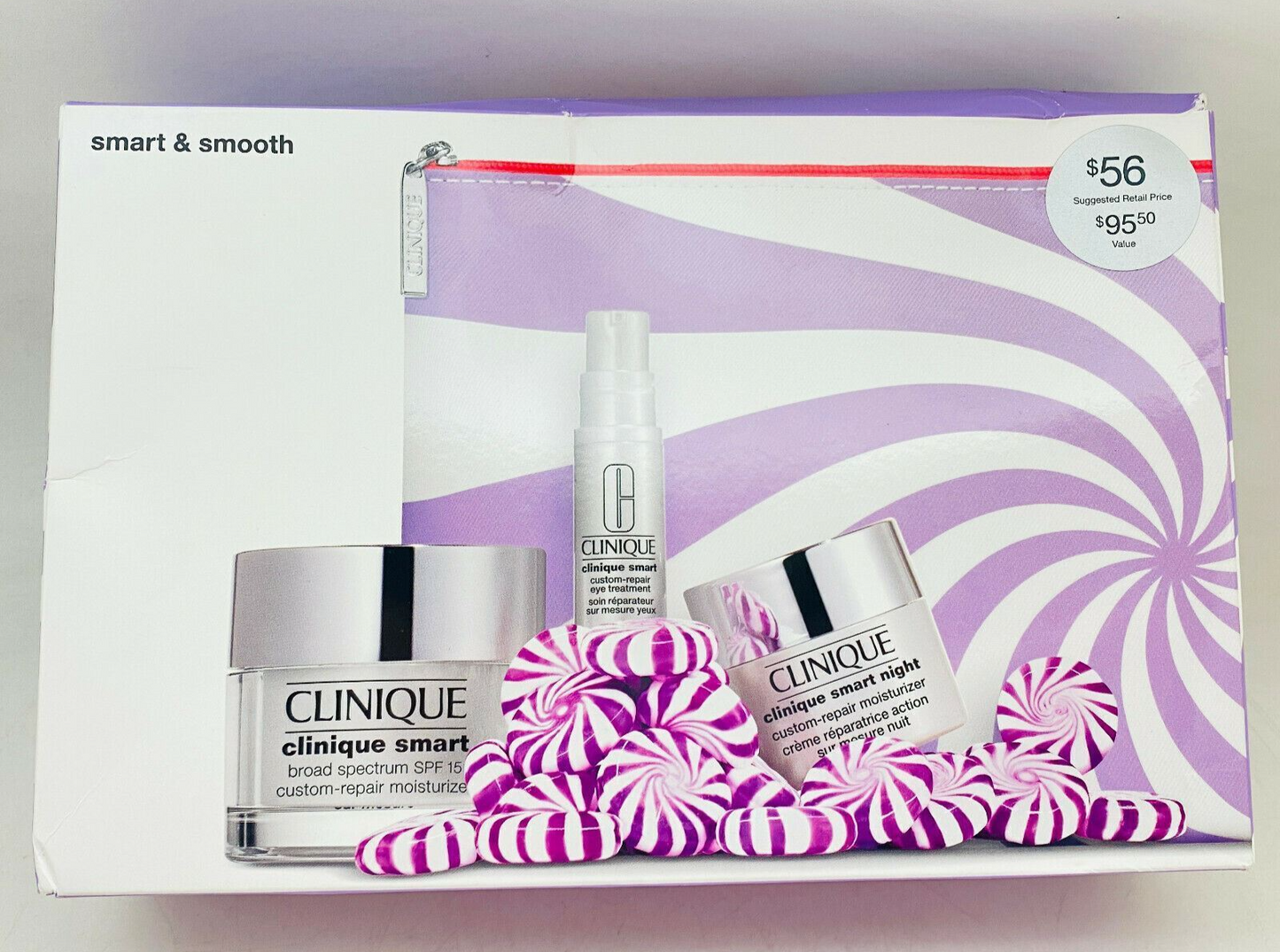 Clinique 4-Pc. Smart & Smooth Skincare Set - NIB