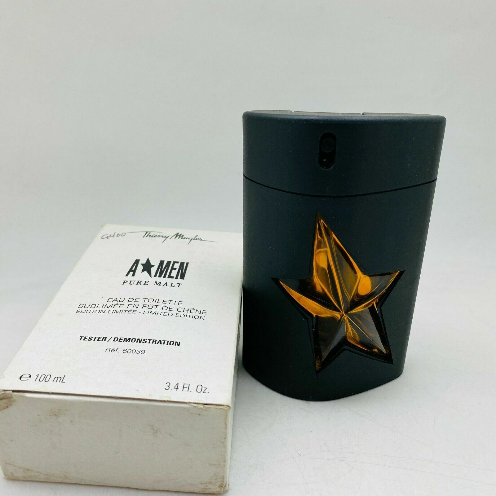 Angel Men PURE MALT Thierry MUGLER EDT For Men Spray -3.4oz /100 ml DISCONTINUED