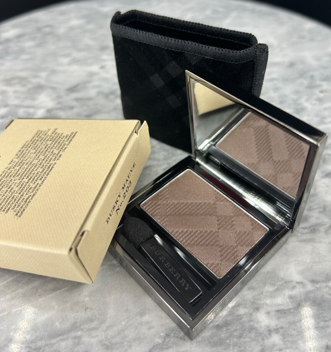 BURBERRY Eye Colour Wet & Dry Silk Shadow #Dusky mauve 203 - 0.09oz - NIB