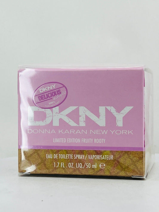 DKNY Delicious Delights Fruity Rooty EAU DE TOILETTE SPRAY 1.7 FL Oz/50 ml (NIB)