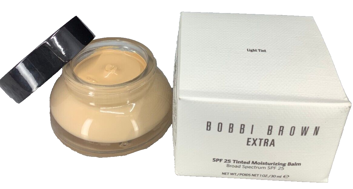 BOBBI BROWN EXTRA SPF TINTED MOISTURIZING BALM LIGHT TINT 1 OZ