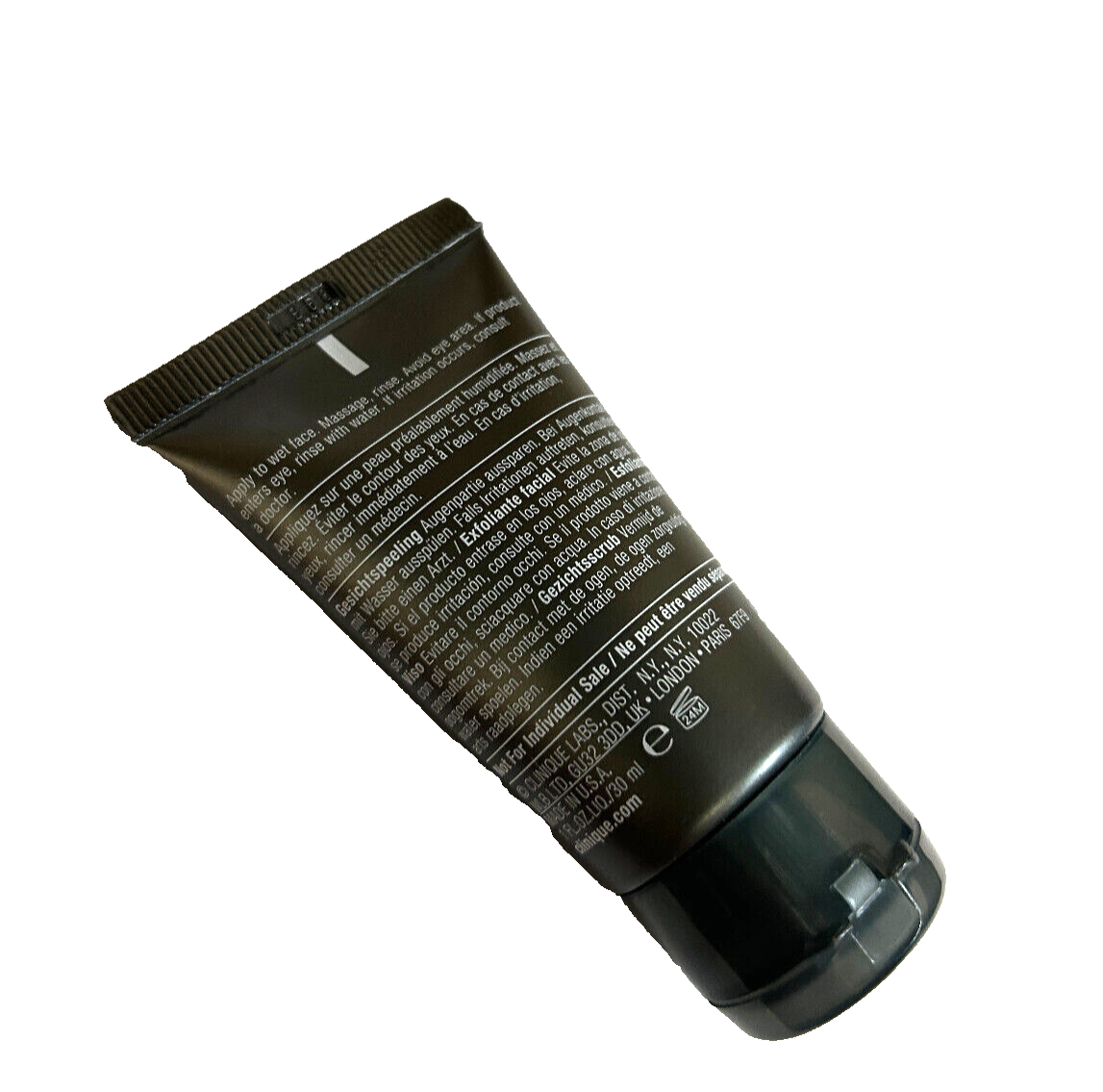 Clinique For Men Face Scrub Exfoliant - 1oz ---Travel Size New - BOXLESS