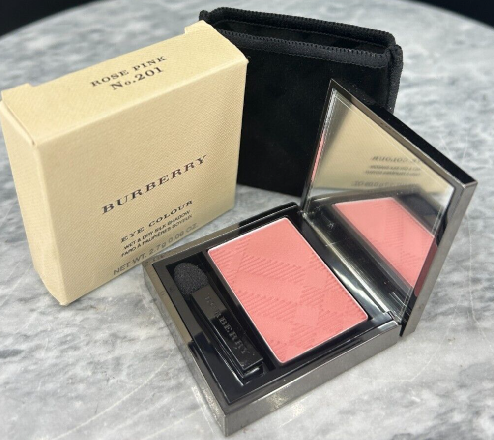 BURBERRY Eye Colour Wet & Dry Silk Shadow #ROSE PINK 201 ~0.09oz~ HOLIDAY SALE!