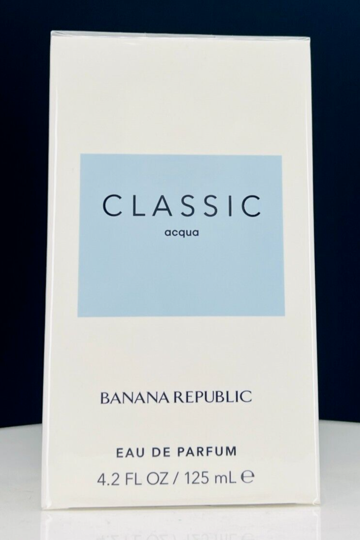 BANANA REPUBLIC CLASSIC ACQUA MEN EAU DE PARFUM SPRAY - 4.2fl oz/125mL  - NIB