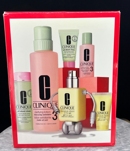 Clinique Great Skin Everywhere Gift Set with Lotion# 3- NIB