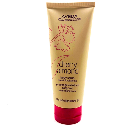 Aveda Cherry Almond Body Scrub WITH SWEET FLORAL AROMA - 200ml/6.7oz - BOXLESS