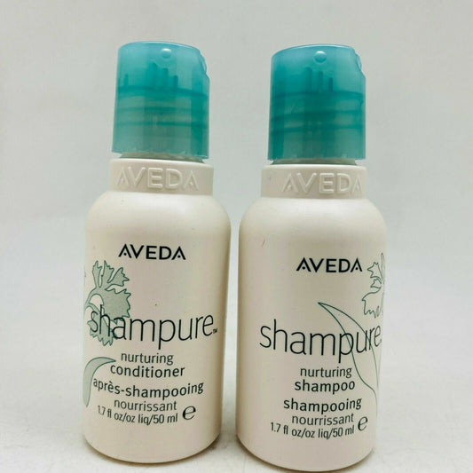 Aveda Shampure Nurturing Shampoo & Conditioner - 1.7oz  Each Travel Size - NEW