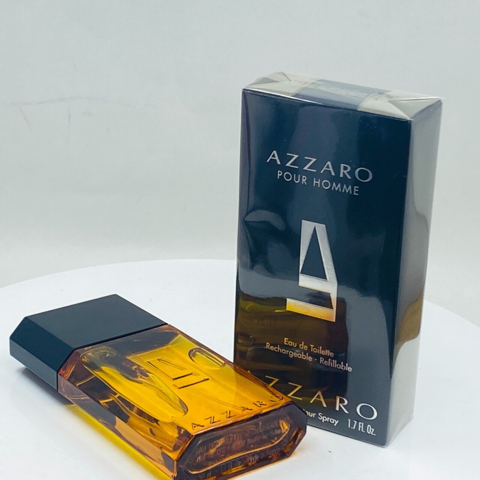 Azzaro Pour Homme Eau De Toilette Refillable - 1.7oz - NIB