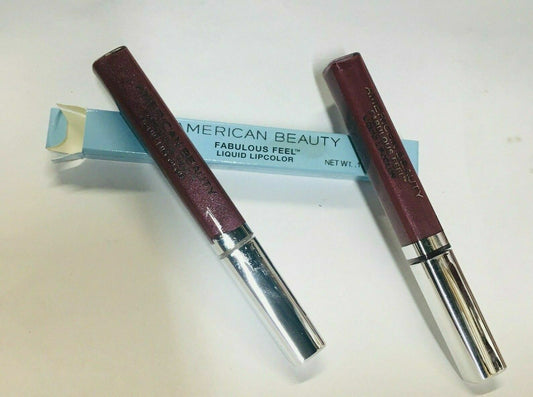 AMERICAN BEAUTY   LIPCOLOR-12 PLUM PASSION 0.17oz X 2 PCS. ~ SPRING SALE !