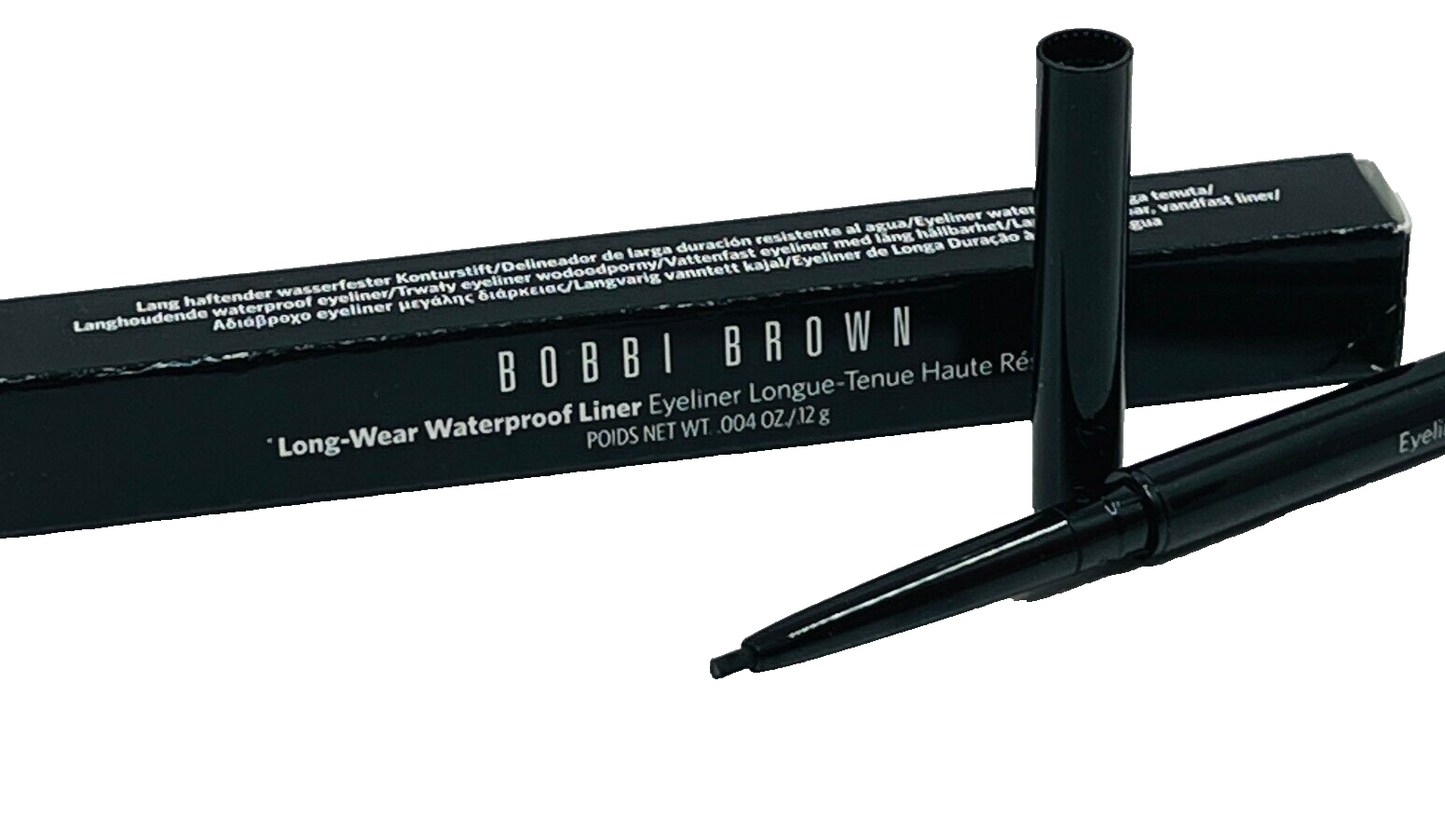 BOBBI BROWN Long Wear Waterproof Liner Eyeliner - 12g Color #Blackout - NIB