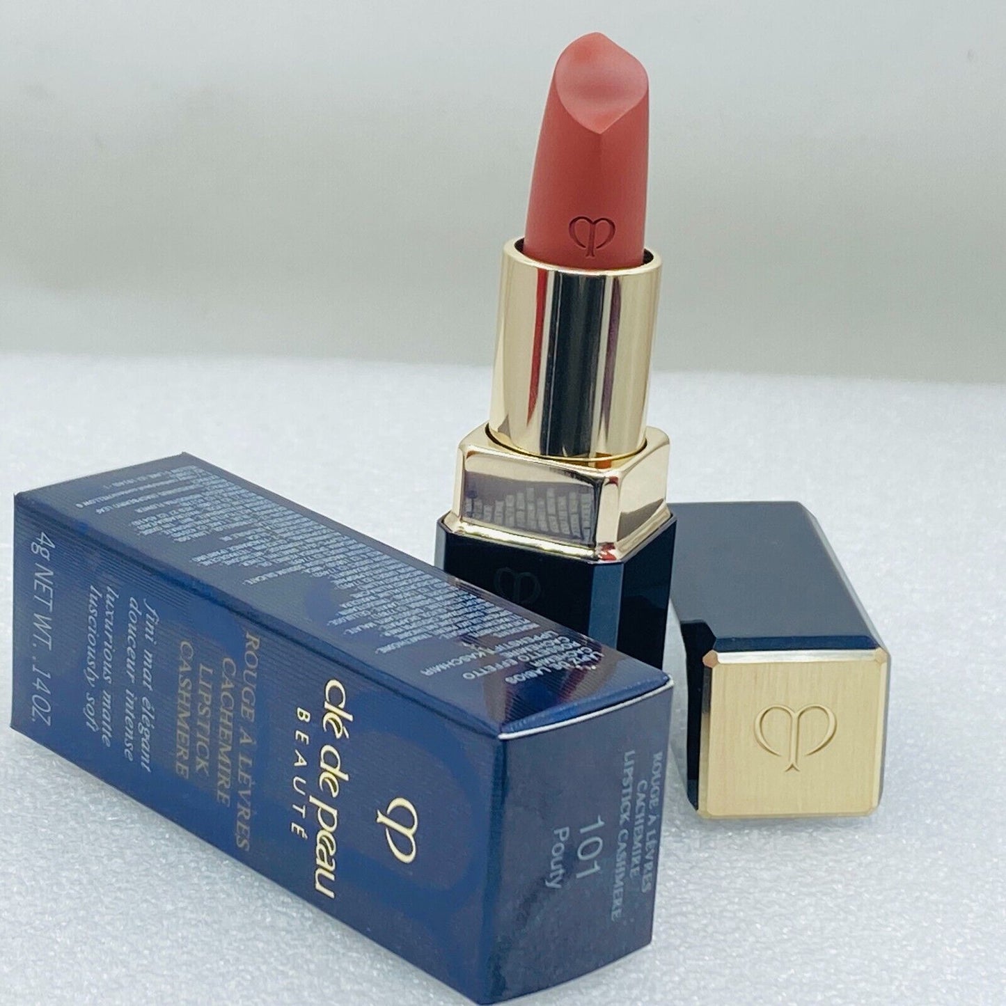 Cle De Peau Beaute Lipstick Cashmere #101 Pouty  - 0.14 oz/4 g  - New In Box