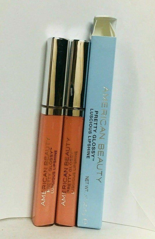 American Beauty  Gloss Lipshine 0.17OZ # GINGER LEMONADE X 2 PIECES~BLACK FRIDAY