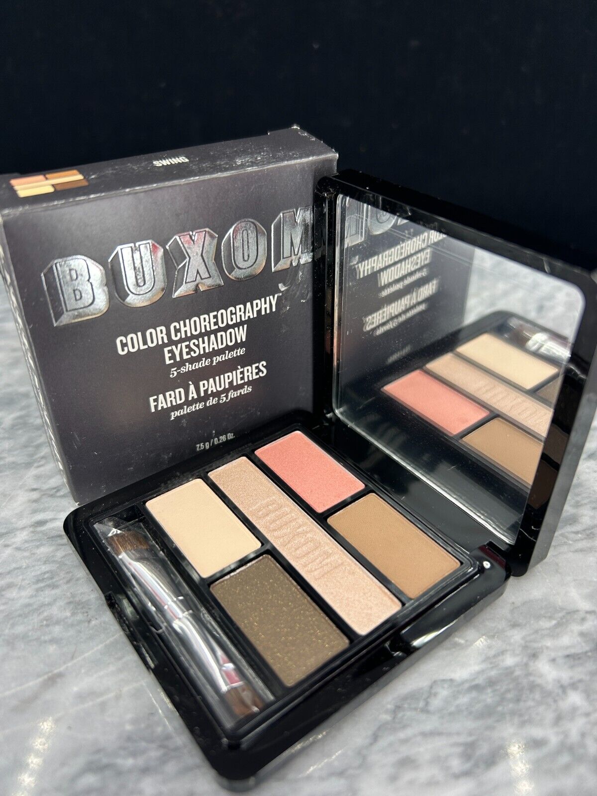 BUXOM Color Choreography Eyeshadow 5-Shade Palette #SWING ~ 7.5g/0.26oz - NIB