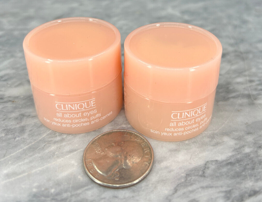 Clinique All About Eyes Reduces Circles, Puffs Mini - 0.17 oz - BOXLESS (lot 2)