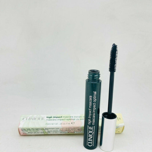 CLINIQUE High Impact Mascara Dramatic Lashes On-Contact - 0.28oz #01 Black ~ NIB