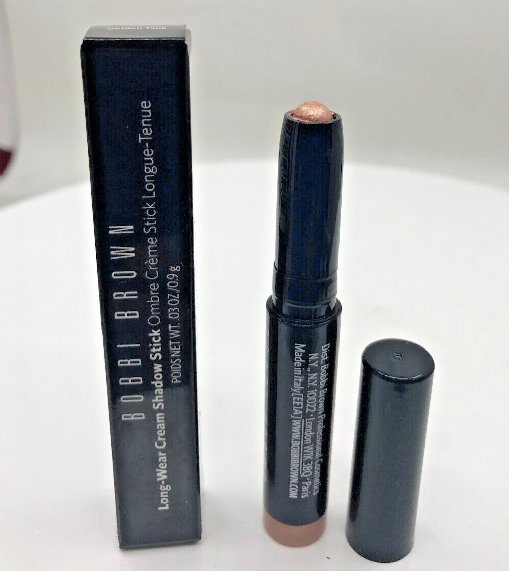 Bobbi Brown Long-Wear Cream Eye Shadow Stick GOLDEN PINK 0.03oz Travel Size